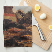 ルムーランデブルートフィンバイビンセントヴァンゴッホ キッチンタオル (四つ折り)
