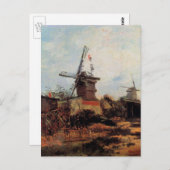 ルムーランデブルートフィンバイビンセントヴァンゴッホ ポストカード (正面/裏面)