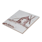 ルムーランデモイドレイ風車|ポントーソン タイル (側面)