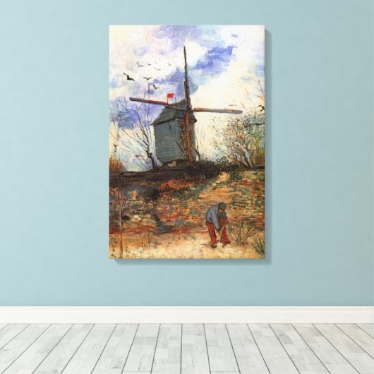 ルムーランデラガレットバイビンセントバンゴッホ キャンバスプリント (インサイチュ (ウッドフロア))