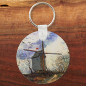 ルムーランデラガレットバイビンセントバンゴッホ キーホルダー (正面)