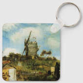 ルムーランデラガレットバイビンセントバンゴッホ キーホルダー (裏面)