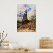 ルムーランデラガレットバイビンセントバンゴッホ ポスター (キッチン)