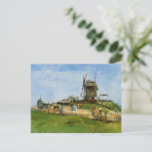 ルムーランデラガレットバイビンセントバンゴッホ ポストカード (スタンド正面)