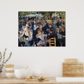 ルムーランデラガレットバイピエールオーガストルノアール ポスター (キッチン)