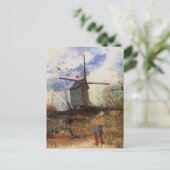 ルムーランデラガレットバイヴィンセントヴァンゴッホ ポストカード (スタンド正面)