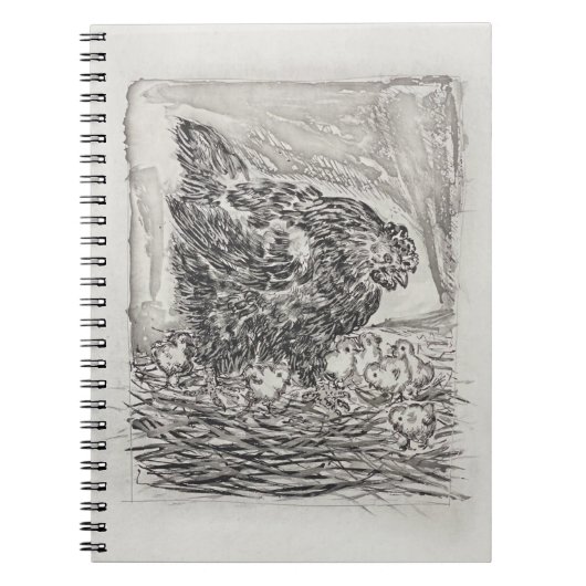 ルメアポーレ（マザーヘンまたはチキン） ノートブック (正面)