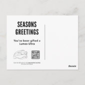 ルモスウルトラクリスマスカード2 ポストカード (裏面)