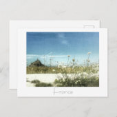 ルモンサンミシェルフランス建築ハガキ ポストカード (正面/裏面)