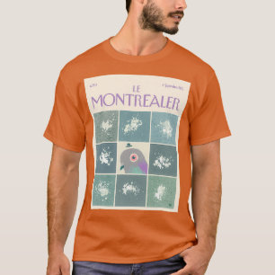 ルモントリオール鳩ヘッドクォット Tシャツ