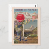 ルモンバラスイスヴィンテージポスター1891 ポストカード (正面/裏面)