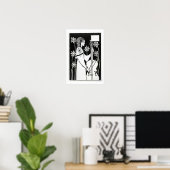 『ルモーテ・ダーサー』のチェロのレディ ポスター (ホームオフィス)