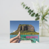 ルモーヌブラバントモーリシャスビュー海のボートから シーズンポストカード (スタンド正面)