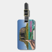 ルモーヌブラバントモーリシャスビュー海のボートから ラゲッジタグ (正面縦)