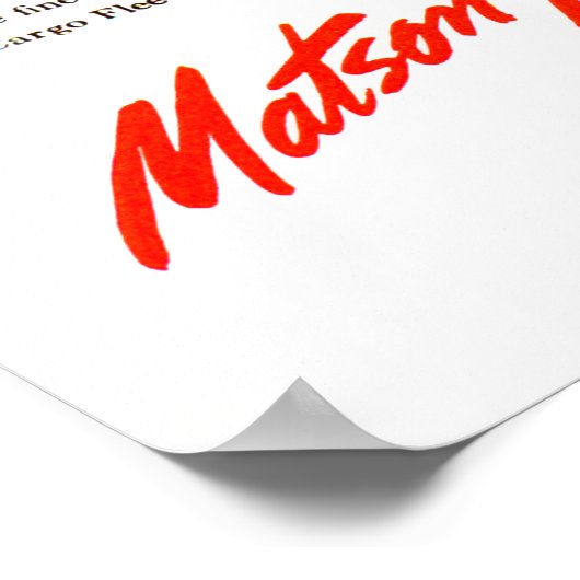 ルラインはハワイ ポスター (角)