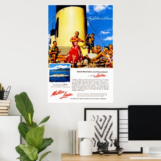 ルラインはハワイ ポスター (ホームオフィス)