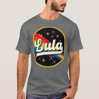 ルラレインボーイン宇宙ヴィンテージスタイル Tシャツ