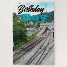 ルランゴレン鉄道の誕生日男の子ジグソーパズル