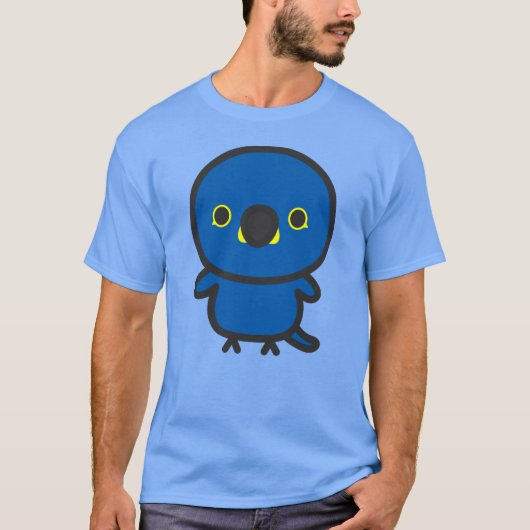 ルリコンゴウインコ Tシャツ (正面)