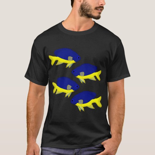 ルリスズキ Tシャツ (正面)