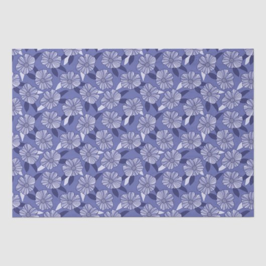 ルリトラノオの花の線画 薄葉紙 (正面)