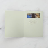 ルリノジコが付いている記念日カード カード (内部)