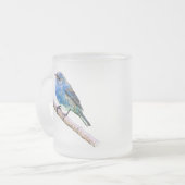 ルリノジコのイメージ フロストグラスマグカップ (正面左)