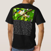 ルリノジコTシャツ Tシャツ (裏面)