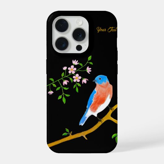 ルリビタキ iPhoneケース (裏面)