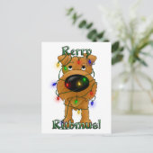 ルリーリトマス – アイリッシュテリア ポストカード (スタンド正面)