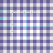 ルリ色と白のギンガムチェック ファブリック (タイル)