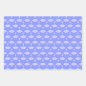 ルリ色の模様 ラッピングペーパーシート (正面3)