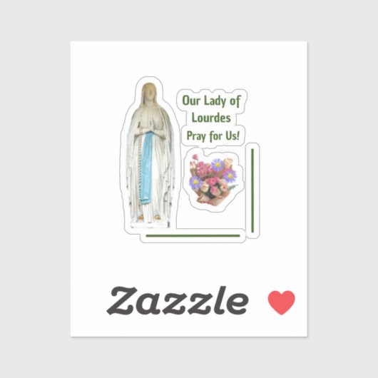 ルルドのレディカスタムーのビニールのシール シール (シート)