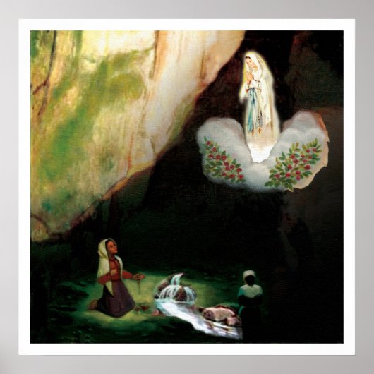 ルルドの女性のポスター ポスター (正面)