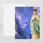 ルルドの女性 ポストカード (正面/裏面)