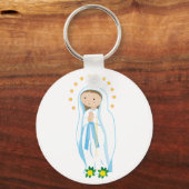 ルルドの我々の女性 キーホルダー (正面)