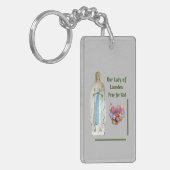 ルルドの我々の女性 キーホルダー (正面左)