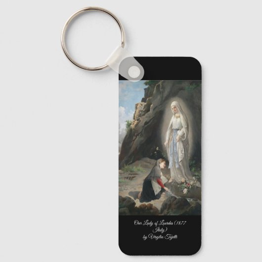 ルルドの我々の女性 キーホルダー (正面)