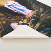 ルルドの我々の女性 シェルパブランケット (3/4)