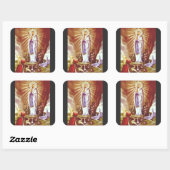 ルルドの我々の女性 スクエアシール (シート)