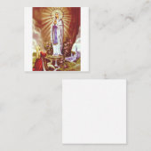 ルルドの我々の女性 スクエア名刺 (正面/裏面)