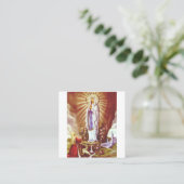 ルルドの我々の女性 スクエア名刺 (スタンド正面)