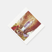 ルルドの我々の女性 スタンダードカクテルナプキン (角)