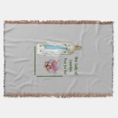 ルルドの我々の女性 スローブランケット (正面)