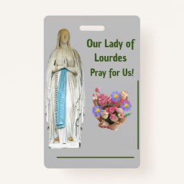 ルルドの我々の女性 バッジ