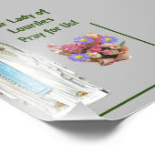 ルルドの我々の女性 フォトプリント            (角)