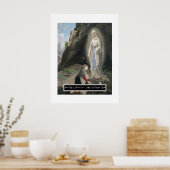 ルルドの我々の女性 ポスター (キッチン)