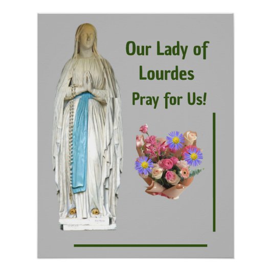 ルルドの我々の女性 ポスター (正面)