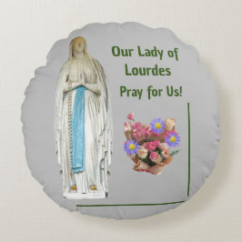 ルルドの我々の女性 ラウンドクッション