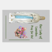 ルルドの我々の女性 ラッピングペーパーシート (正面3)